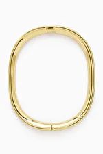 RECYCLED BRASS HINGED BANGLE - GOLD - COS | COS UK