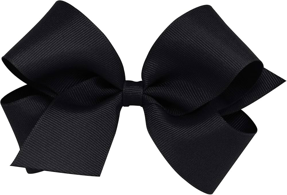 Wee Ones Girls' Classic Grosgrain Hair Bow with Plain Wrap Center on a WeeStay Hair Clip, Handmad... | Amazon (US)