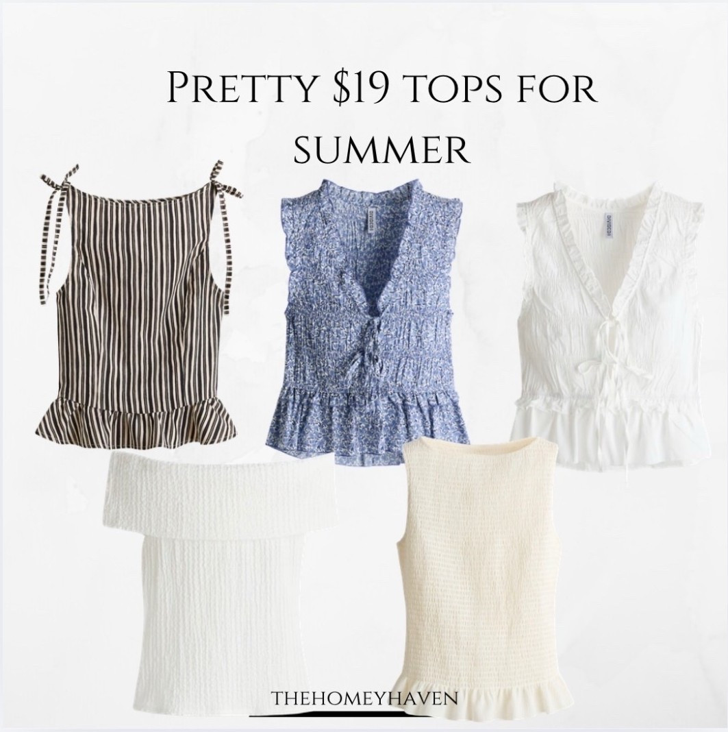 Loveee these chic tops for spring and summer! Perfect for work and weekend! And only $19!! Selling fast unfortunately! The first top has matching shorts for a matching set.


Summer shirts, spring work outfits, summer work outfits, spring tops, summer tops, beach vacation, white shorts, jean shorts, white jeans, sandals, travel outfits, vacation outfit, Europe travel outfits, date night

#LTKSeasonal #LTKootd #LTKTravel