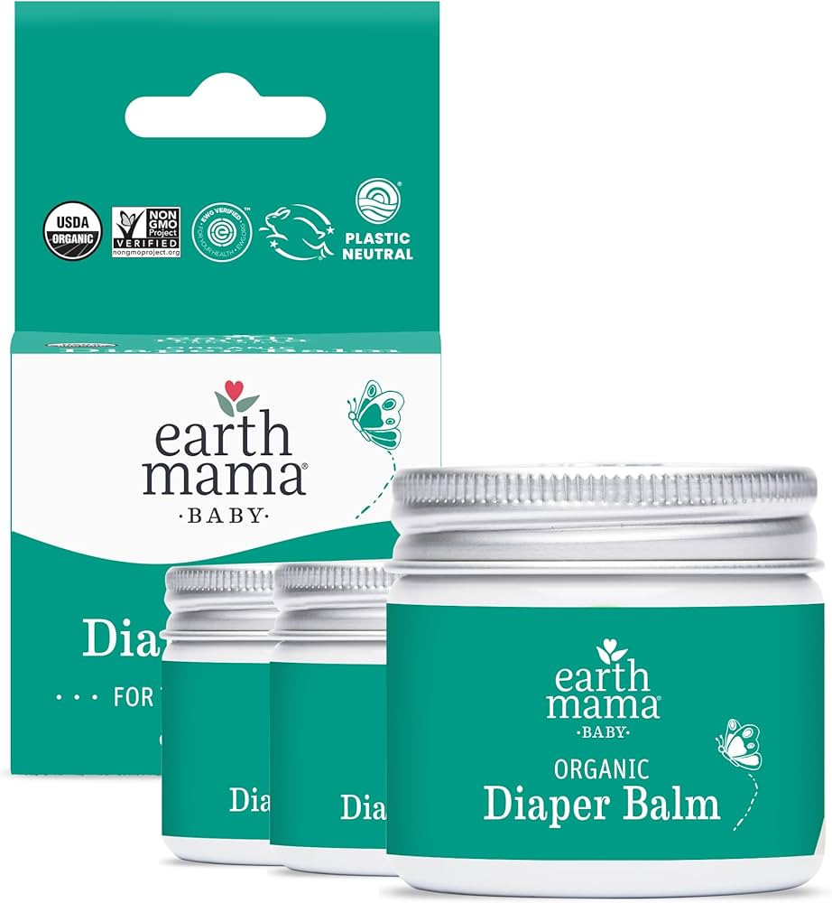 Earth Mama Organic Diaper Balm | Diaper Cream with Calendula | Calm Skin Baby Essentials for Diap... | Amazon (US)