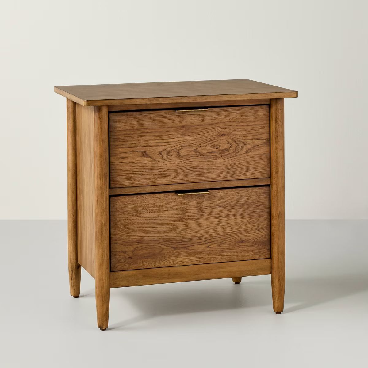 2 Drawer Modern Wood Nightstand - Hearth & Hand™ with Magnolia | Target