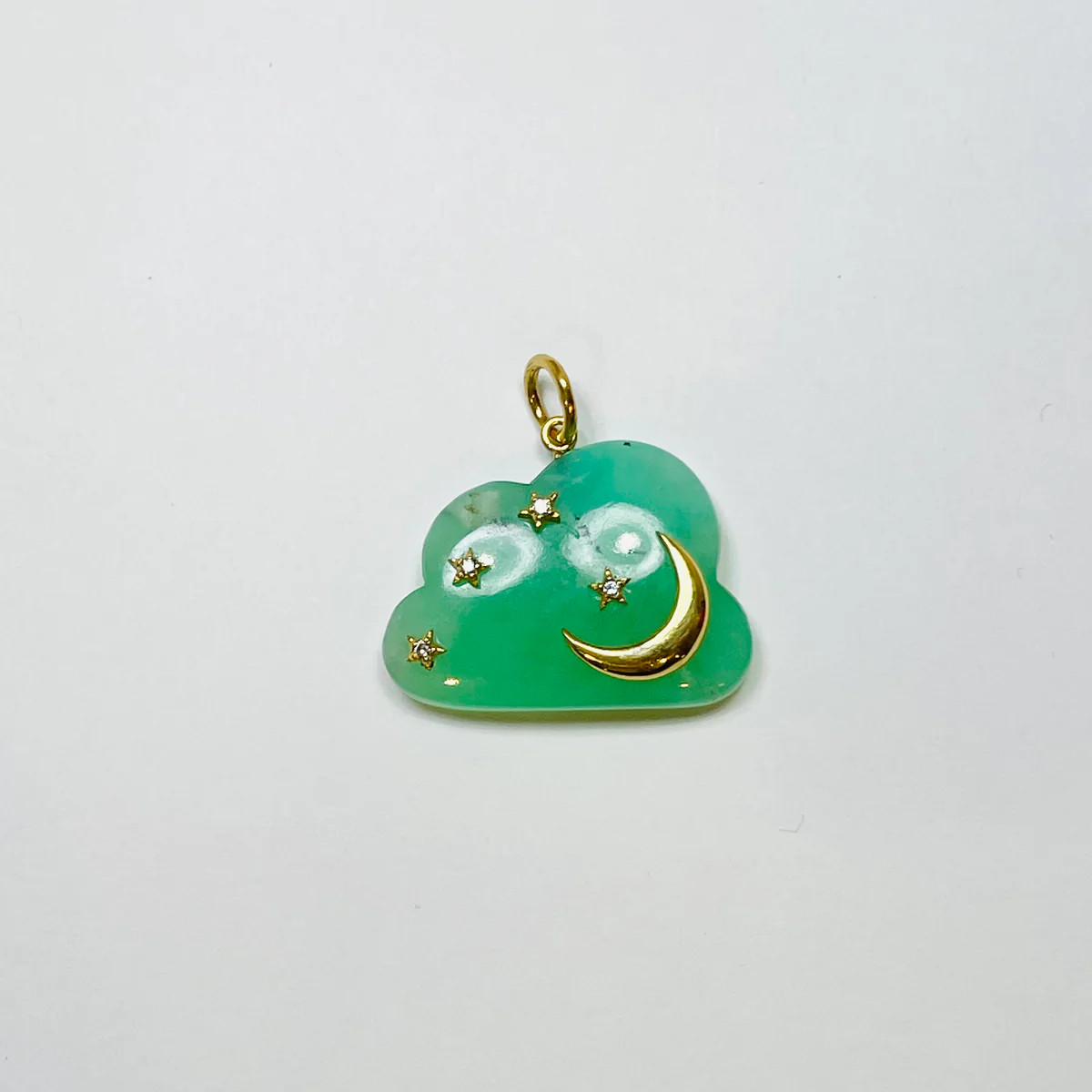 chrysoprase cloud pendant | Theodosia Jewelry