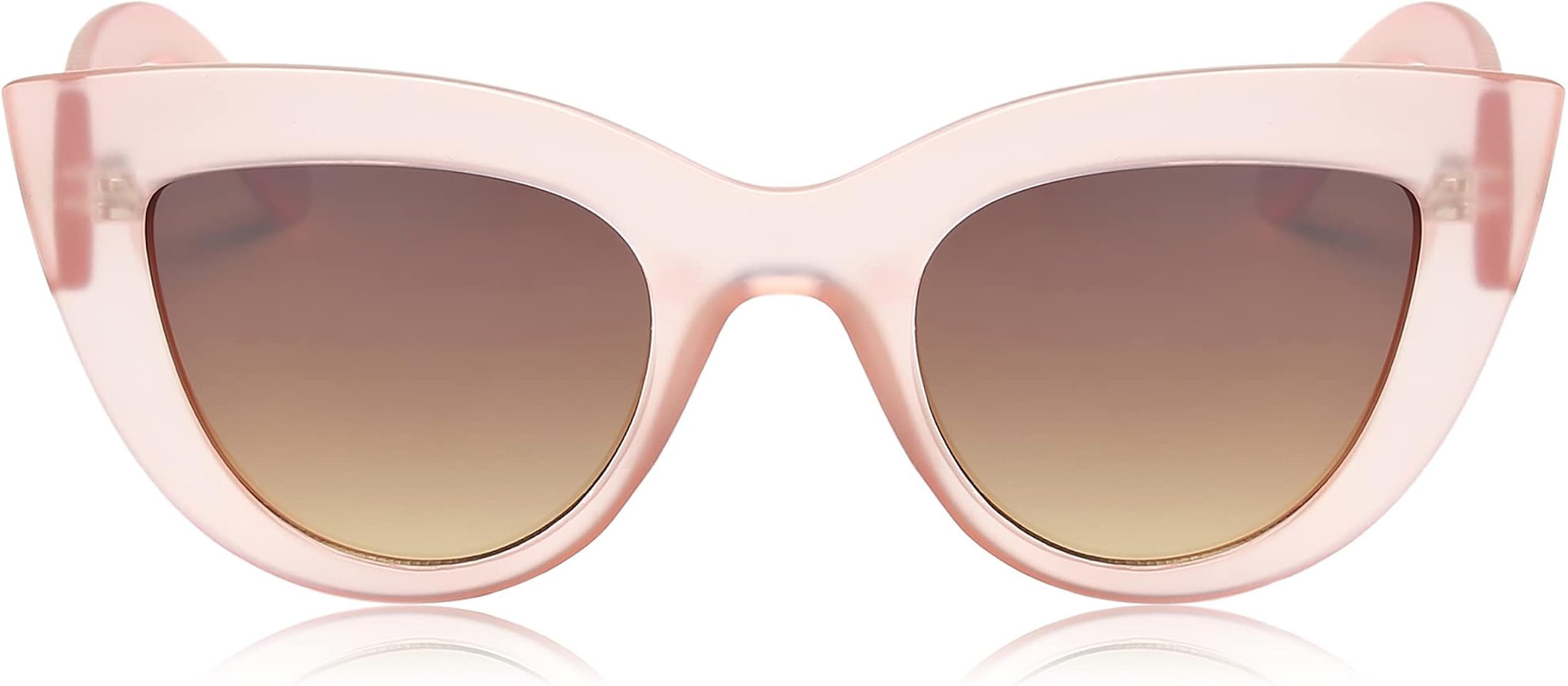 SOJOS Retro Small Vintage Cateye Sunglasses for Women Cute Fashion UV400 Sunnies SJ2939 | Amazon (US)