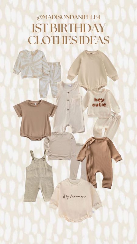 First birthday, baby outfit ideas, baby clothes ideas, first birthday present, neutral baby gifts, beige baby, nude baby clothes, aesthetic baby

#LTKbump #LTKbaby #LTKkids