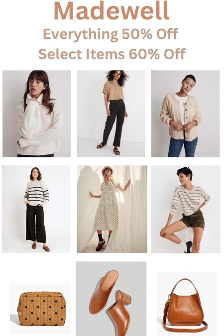 Madewell sale! Use code click for 50% off everything. Select items are 60% off! 

#LTKCyberweek #LTKsalealert