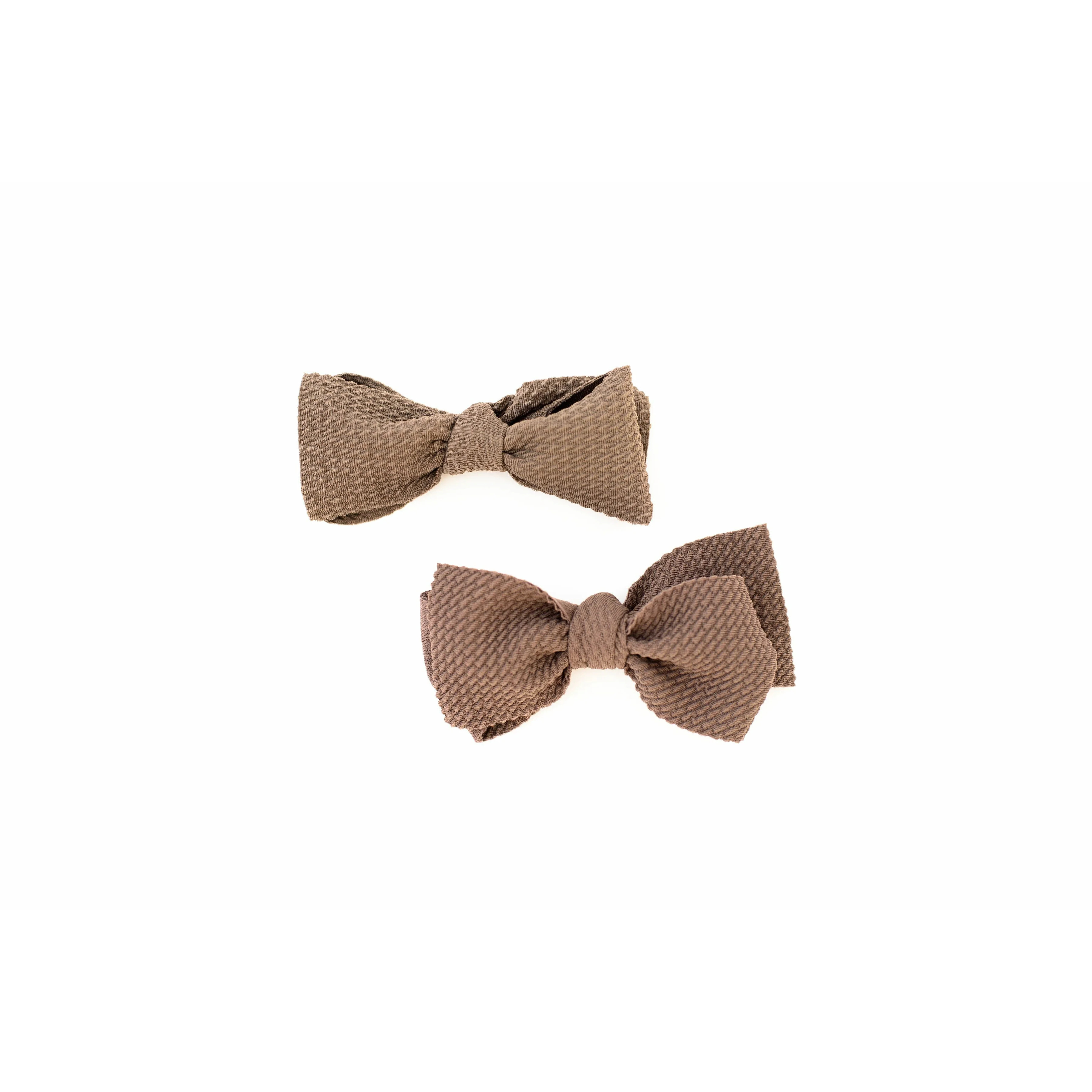 taupe "chandler" clip set | Stevie Js