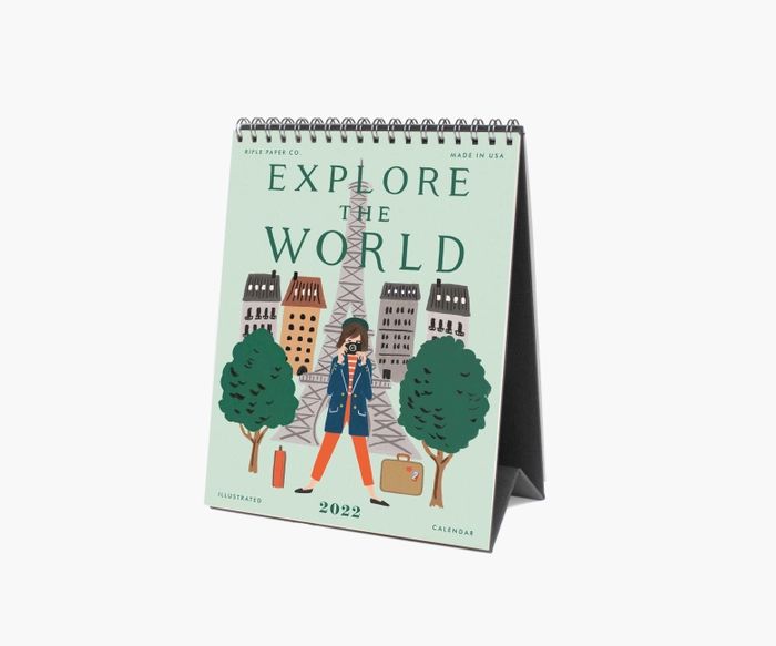 Explore The World 2022 Desk Calendar | Rifle Paper Co.
