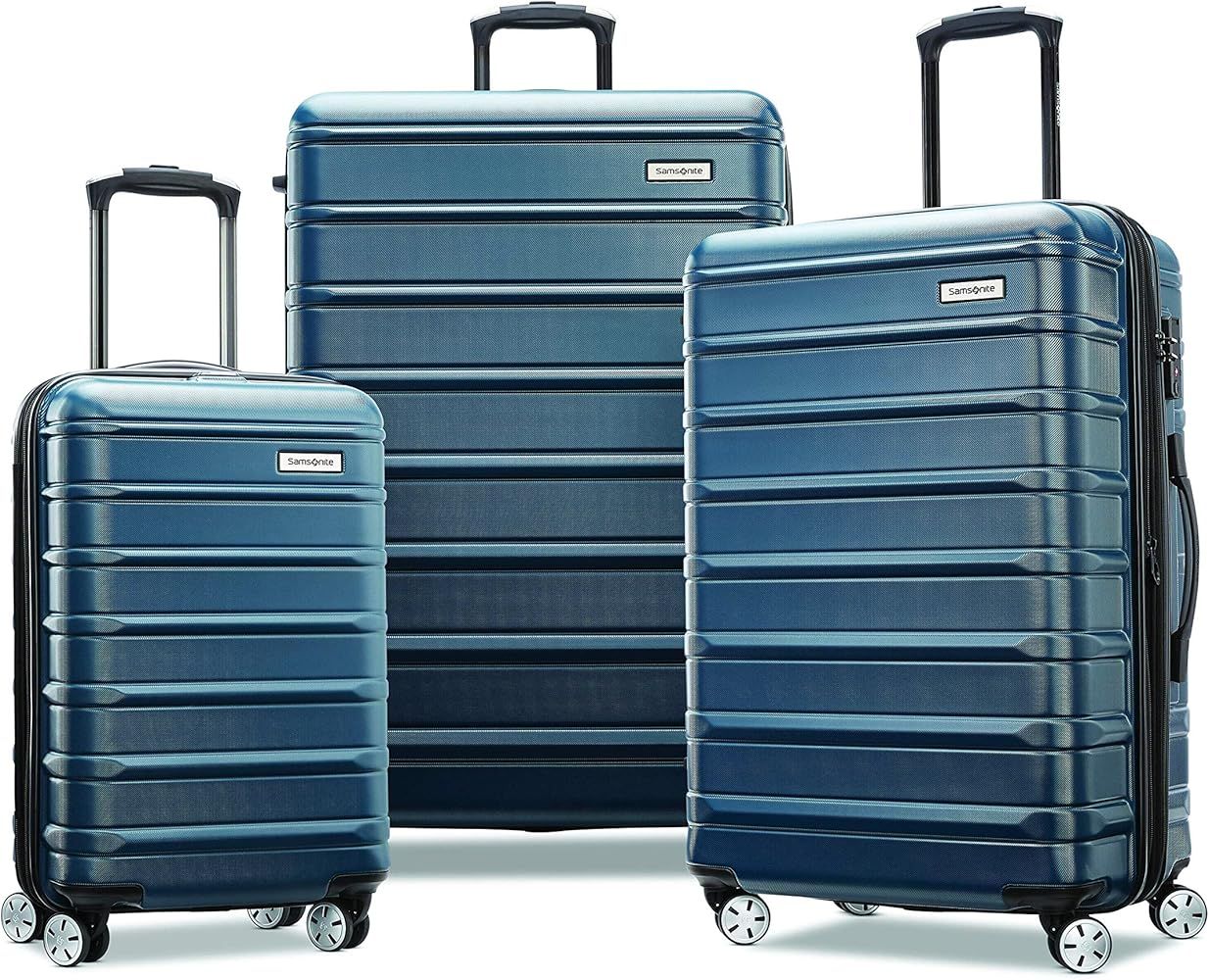 Samsonite Omni 2 Hardside Expandable Luggage with Spinner Wheels, Nova Teal, 3-Piece Set (20/24/2... | Amazon (US)