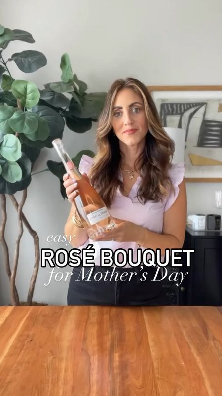 The prettiest bottle of rosé!! Plus a faux floral bouquet topper! 💐🥂 directions in the reel on Instagram @thisisourbliss 

Some items from dollar tree so I linked similar! 

Mother’s Day gifts, Mother’s Day ideas, gift ideas for her, Mother’s Day brunch 

#LTKparties #LTKfindsunder50 #LTKGiftGuide
