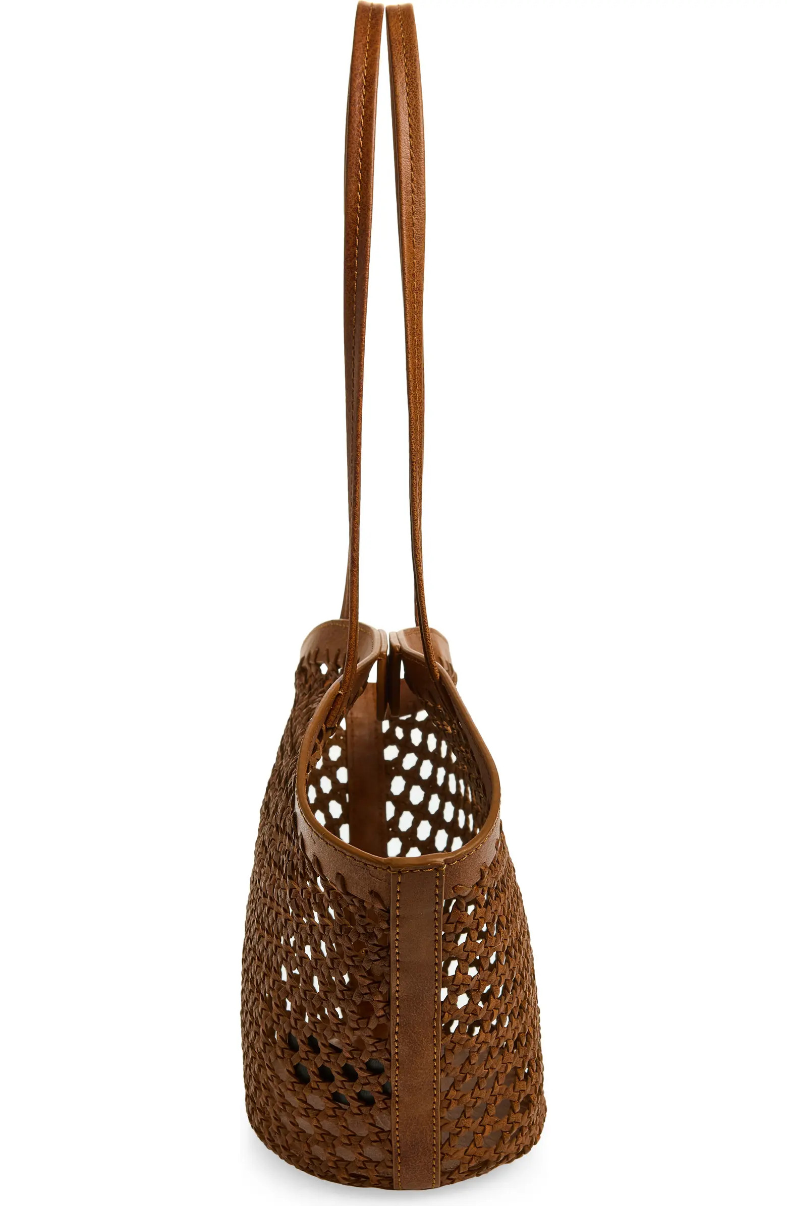 Madewell Caning Woven Leather Tote | Nordstrom | Nordstrom