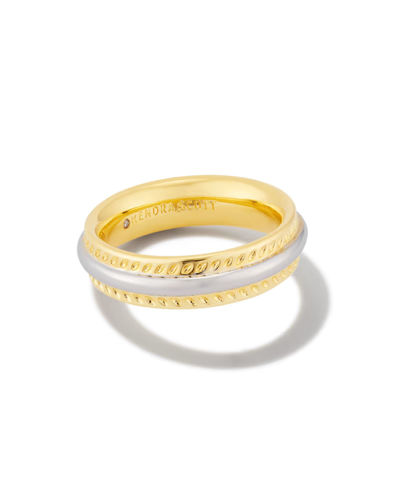 Merritt Band Ring in Mixed Metal | Kendra Scott