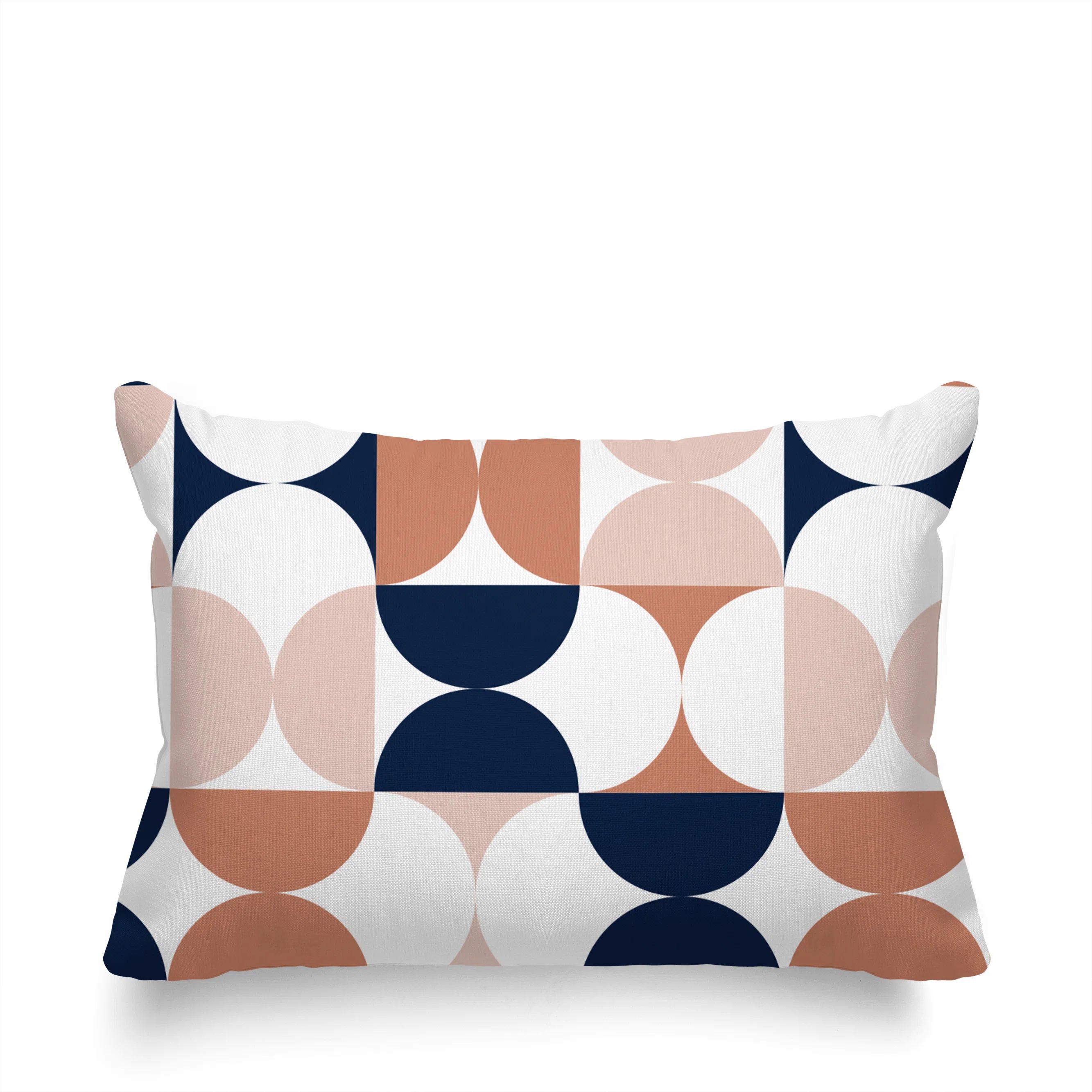 Griffin Geometric Minimalist Indoor/Outdoor Throw Pillow | Wayfair North America