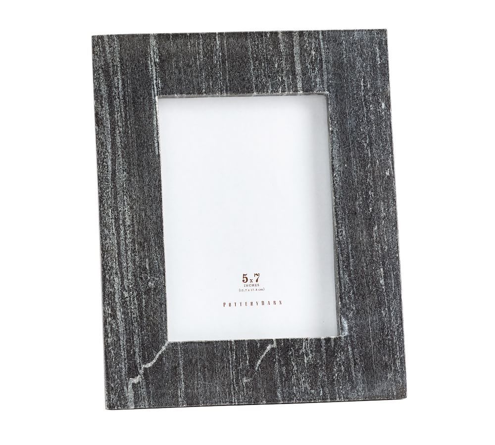 Handcrafted Marble Picture Frames - Black | Pottery Barn (US)