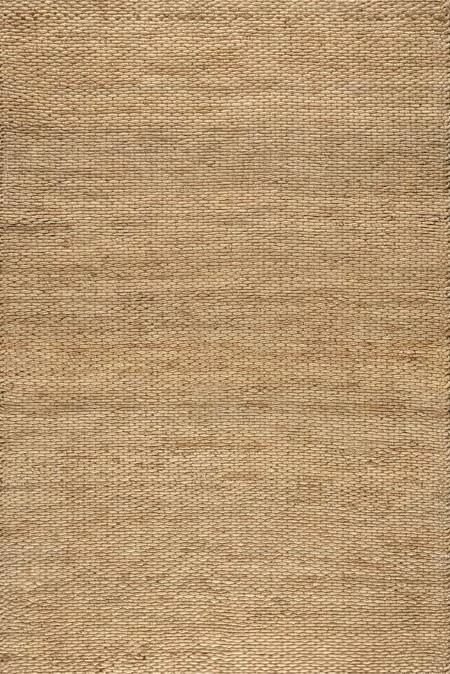 Natural Handspun Jute 2' 6" x 8' Area Rug | Rugs USA