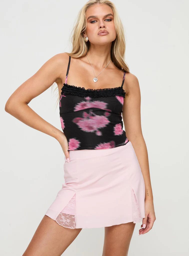 Rosiedo Mini Skirt Baby Pink | Princess Polly US