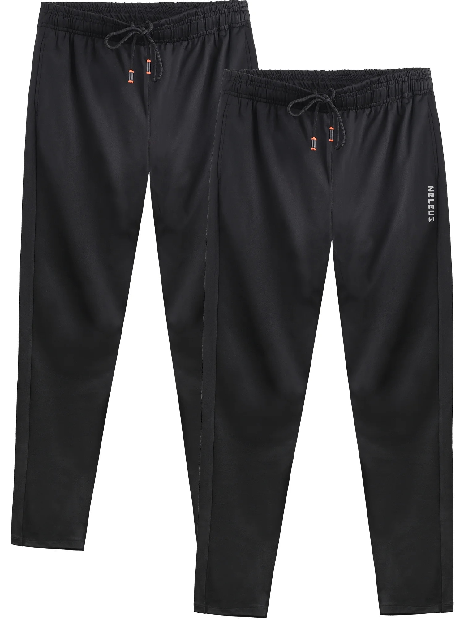 NELEUS Men s Workout Athletic Pants Running Sweatpants With Pockets Relaxed Fit Black+Black US Size XL | Walmart (US)