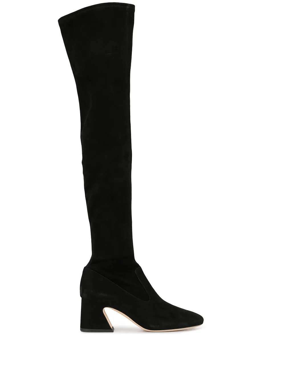 Alberta Ferretti thigh-high boots - Black | Farfetch Global