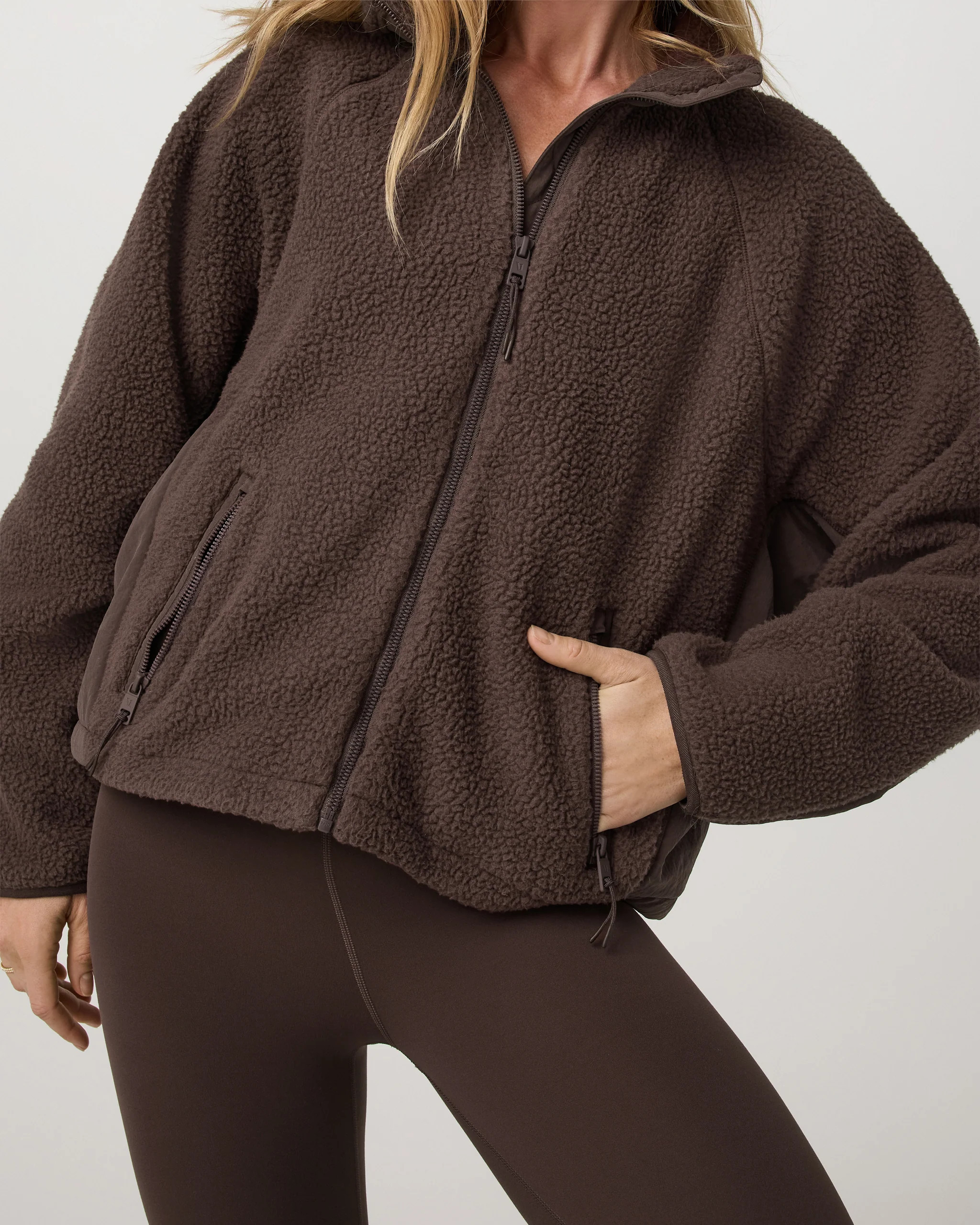 Alpine Jacket | Women's Cozy Fleece Jacket in Java | Vuori | Vuori Clothing (US & Canada)