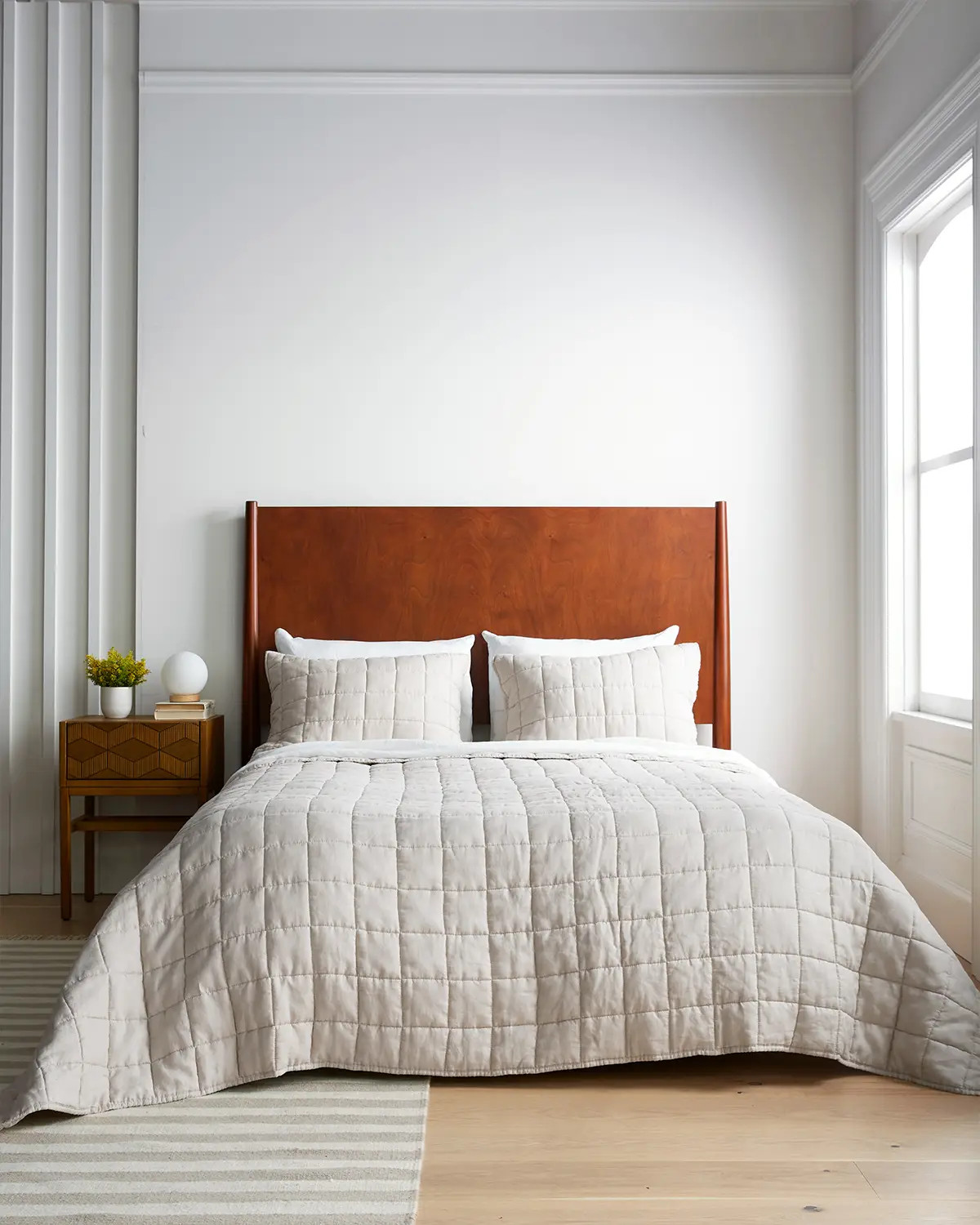 European Linen Box Quilt Set | Quince