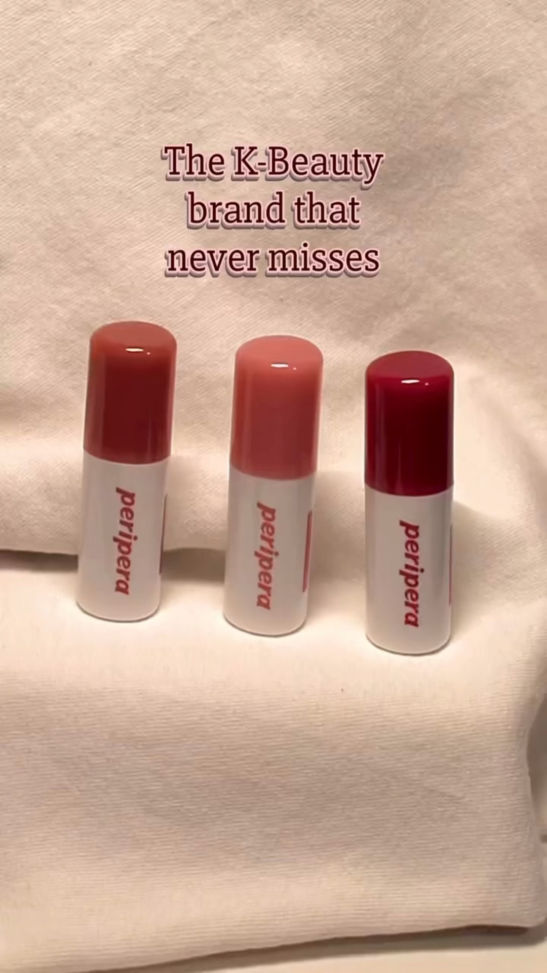 Just look at how beautiful these shades are!! 

@periperaofficialusa 
@peripera_official 

#peripera #kbeauty #peelofflipstain #lipstain #pink #red #nude #glossylipstain #newlaunch #makeup #gifted #pr #makeuplover #lippies #glitterglossstain #explorepage #budgefree #peelplayslay #amazon #newmakeup #newkbeauty #newlipstain #follow