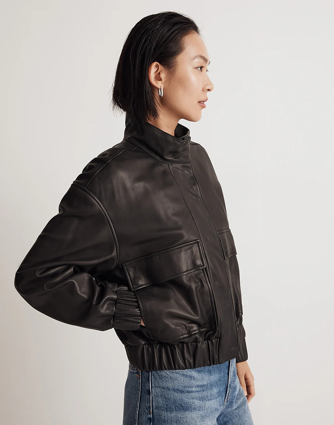 Leather Bomber Jacket | Madewell