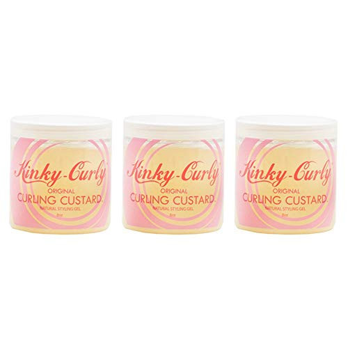 Kinky Curly Original Curling Custard Natural Styling Gel 8oz"Pack of 3 | Amazon (US)