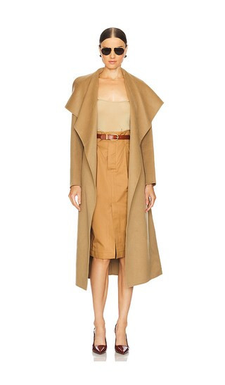 Mackage Mai Trench Coat in Tan. - size M | Revolve Clothing (Global)