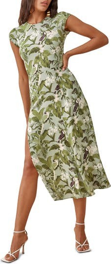 Gavin Floral Back Cutout Dress | Nordstrom