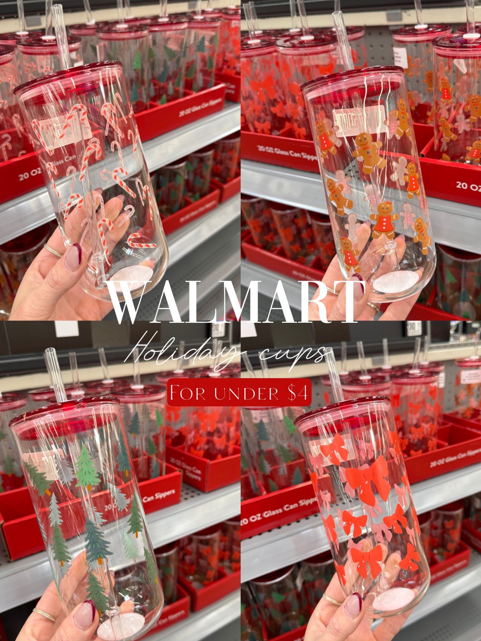 	Can we talk about how cute these Christmas cups are — and they’re under $4?! 😍🎅 


#WalmartFinds #HolidayCups #ChristmasCups #WalmartHoliday #ChristmasFinds #AffordableFinds #BudgetFriendly #Under4Dollars #HolidayDeals #FestiveFinds #MerryAndBright #HolidayInspo #CuteAndAffordable #WalmartFavorites #HolidayMustHaves 

#LTKGiftGuide #LTKCyberWeek #LTKHoliday