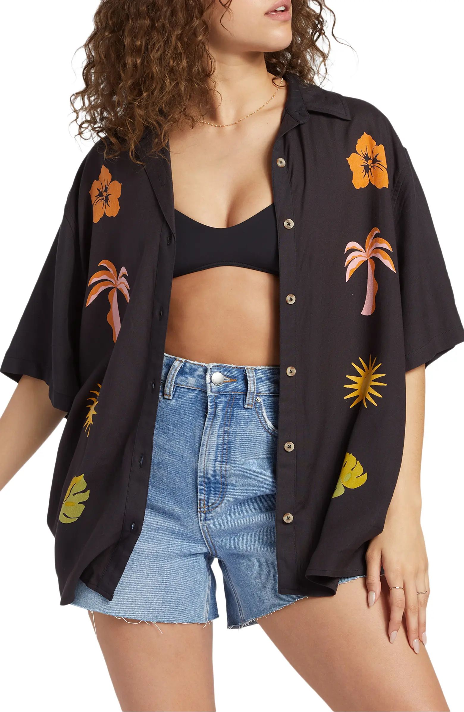On Vacation Graphic Camp Shirt | Nordstrom