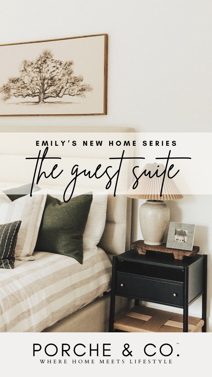 Welcome to our guest suite 🤍 We wanted this space to feel cozy, calm, and full of charm—and it’s quickly become a favorite corner of our home.

From the unique ceiling lines that created a few cozy nooks, to the little vintage vanity where my mom loves to do her makeup in the morning, this room holds so much love. There’s a comfy leather Pottery Barn couch for coffee sipping, a favorite lamp for soft evenings, and yes—we’ve heard the bed is insanely comfortable 😴

Styled with our go-to Amazon end tables (Reels coming soon 👀) and flooded with that perfect afternoon light, it’s the kind of space guests never want to leave. 

 #LTKHome