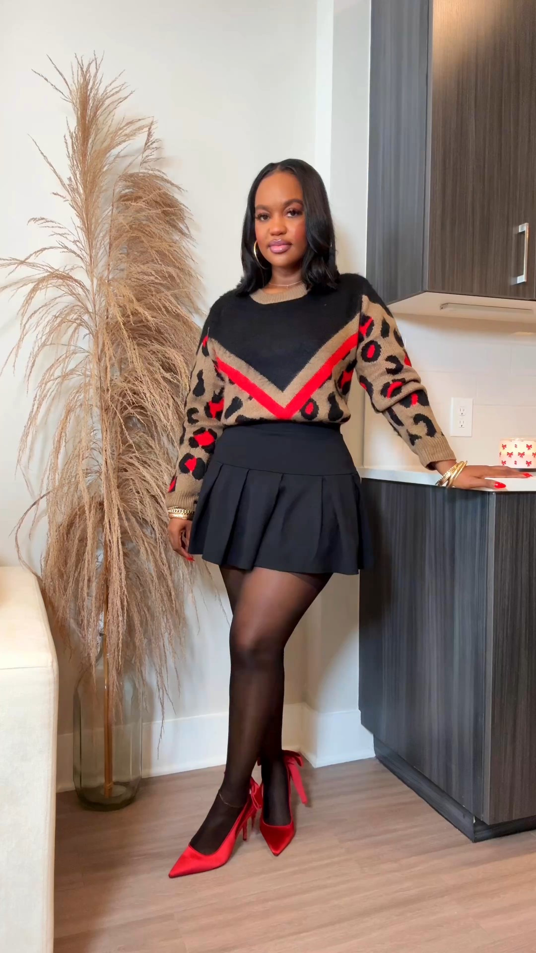 These sweaters are so stylish, cozy and super warm 🧸 Truly the perfect throw on for chilly days! You can dress up with heels and boots or down with sneakers and jeans!  ✨I’m loving the prints, and they come in three colors. Wearing a medium! Skirt and pants are old from @fashionnova



#LTKHoliday #LTKFindsUnder100 #LTKPetite