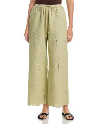 Ramona Drawstring Eyelet Pants | Bloomingdale's (US)
