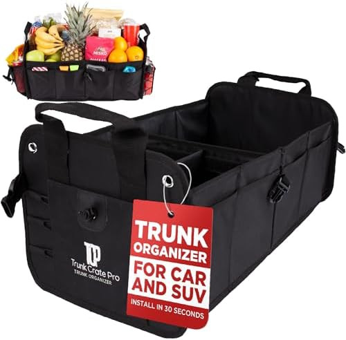 TRUNKCRATEPRO Car Organizers and Storage Premium Adjustable Multi Compartments Car Storage Organi... | Amazon (US)
