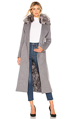 Adelaida Coat With Fur Collar
                    
                    Soia & Kyo | Revolve Clothing (Global)