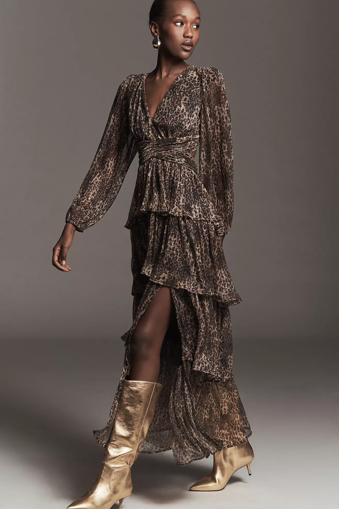 ASTR The Label Anora Tiered Maxi Dress | Anthropologie (US)