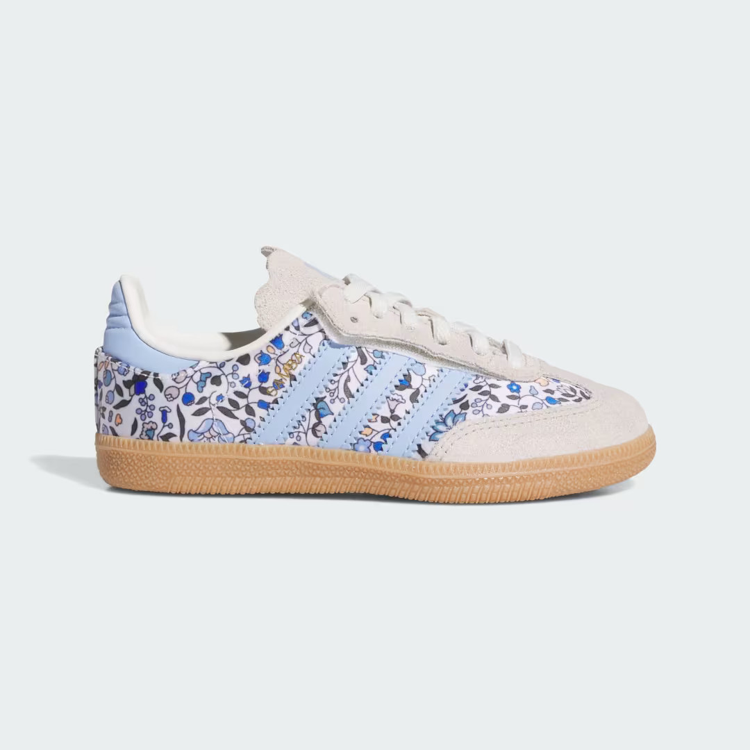 adidas Samba OG x Liberty London Comfort Closure Elastic Lace Shoes Kids Blue 1 Kids | adidas (US)