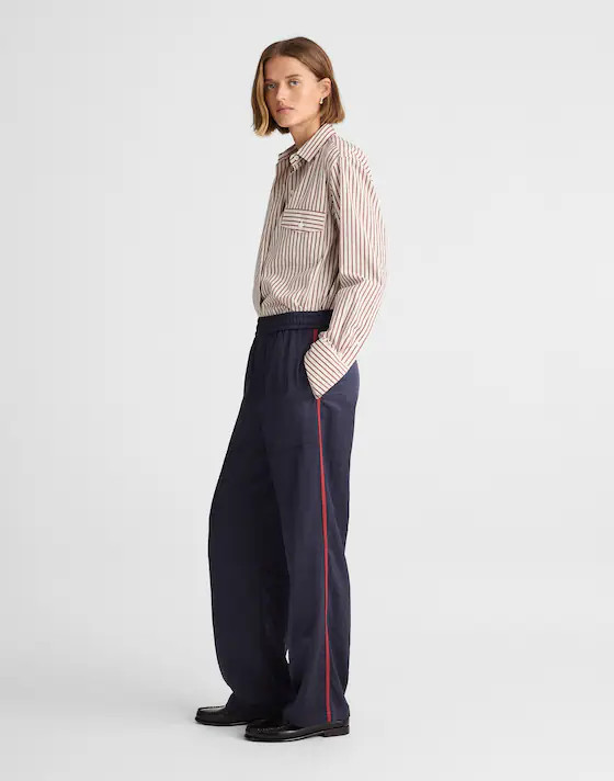 Alexa Chung for Madewell Mick Satin Track Pant | Madewell