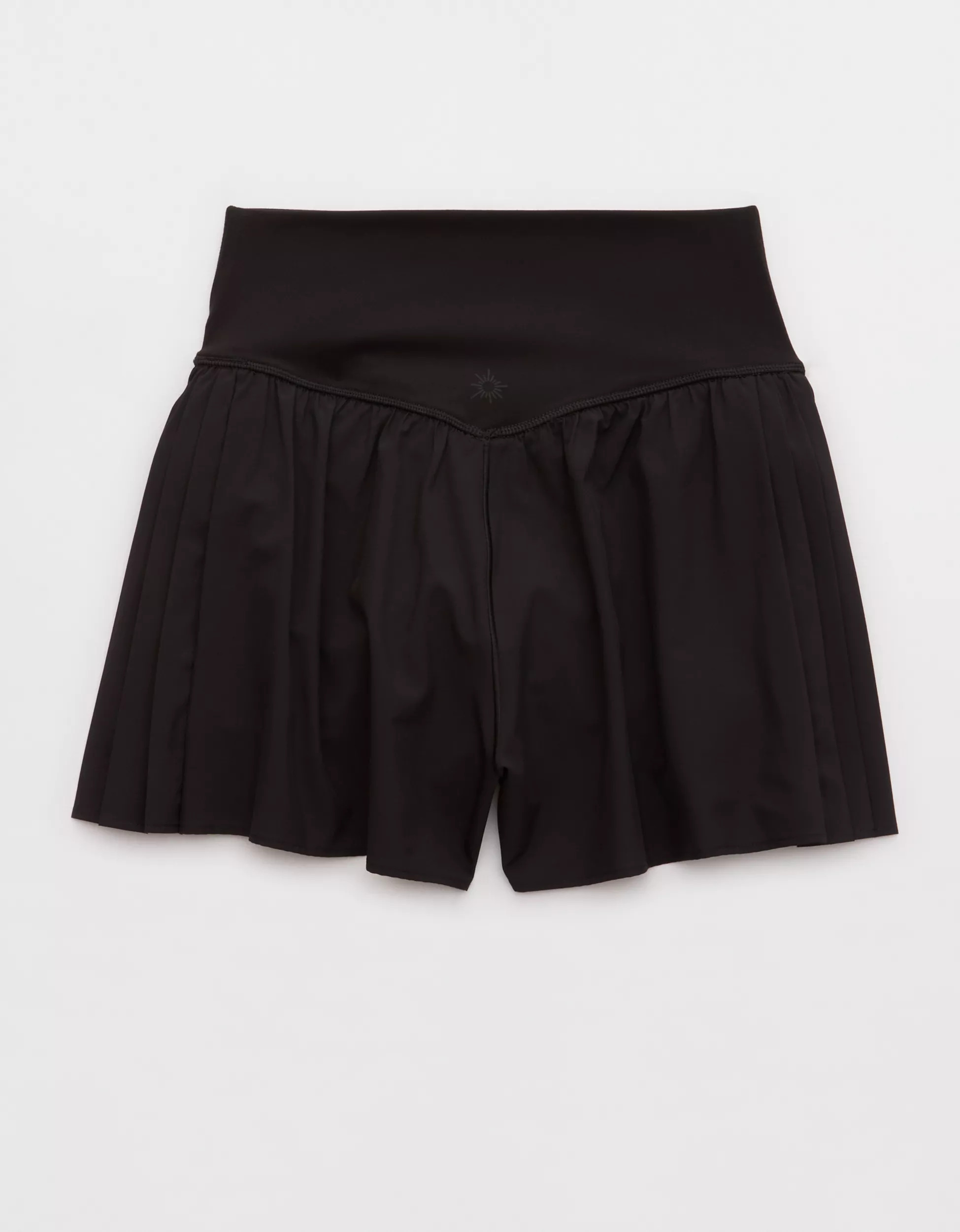 OFFLINE By Aerie Real Me Pleated Flowy Short | Aerie