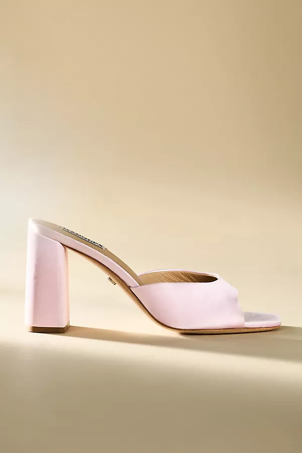 Badgley Mischka Cadence Block Heel Mules | Anthropologie (US)