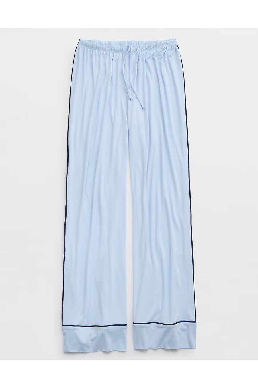 Aerie Real Soft Trouser PJ Women's Eyelet Blue XXS | Aerie