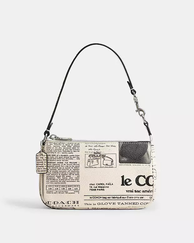 Nolita 19 With Newspaper PrintRating4.7£169£305(44%)COLOR: Silver/Chalk Multi12345Chevron Up Ic... | Coach (UK)