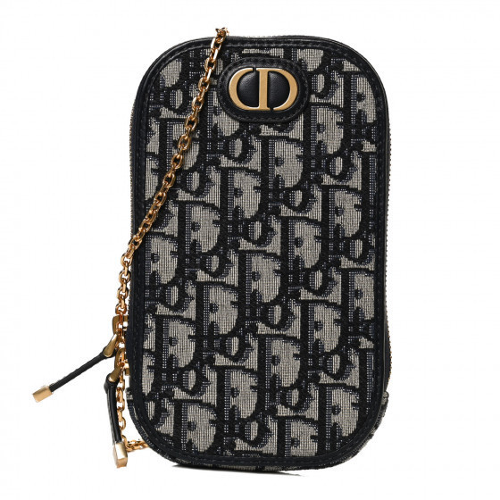 CHRISTIAN DIOR

Oblique 30 Montaigne Phone Holder Blue | Fashionphile