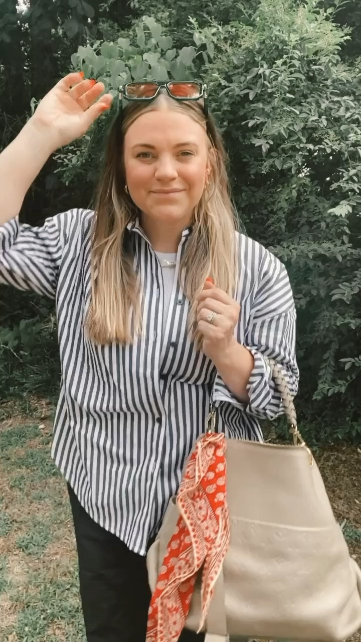 Loving the simplicity of these button down tops from @greylincollection 
Add some jewelry and accessories and it is the most effortless outfit. Check them out as well as some of my other faves from them on my LTK shop #ad 

#LTKStyleTip #LTKSeasonal #LTKWorkwear
