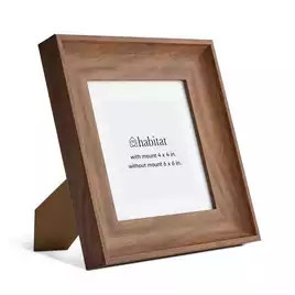 Buy Habitat Walnut Wooden Picture Frame - 4x4" | Picture frames | Habitat | Habitat UK
