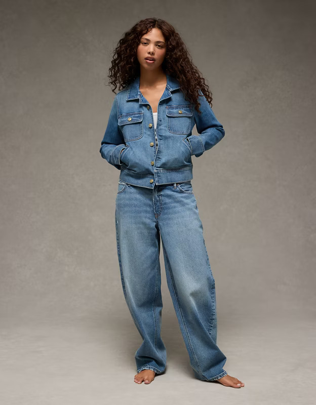 AE Preppy Denim Jacket | American Eagle Outfitters (US & CA)
