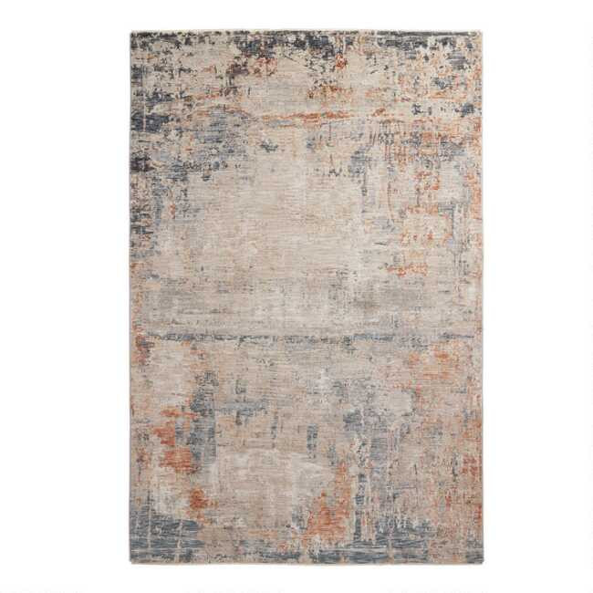 Wyatt Multicolor Abstract Area Rug | World Market