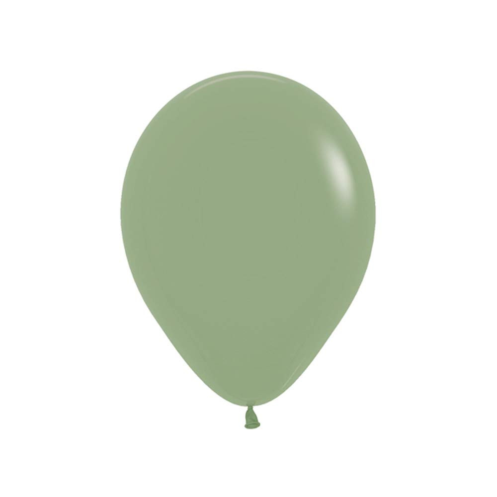 Betallatex 5" Deluxe Eucalyptus Latex Balloons, Light Green | Amazon (US)