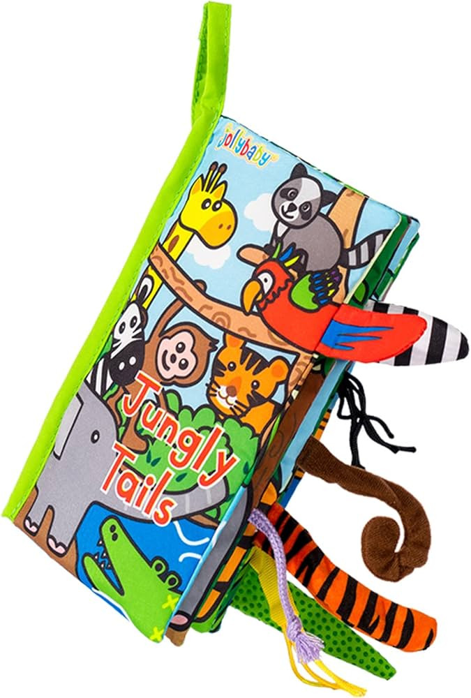 Jollybaby Baby Cloth Books, Touch & Feel Crinkle Soft Books, for Infants Babies, Toddler Early Ed... | Amazon (US)