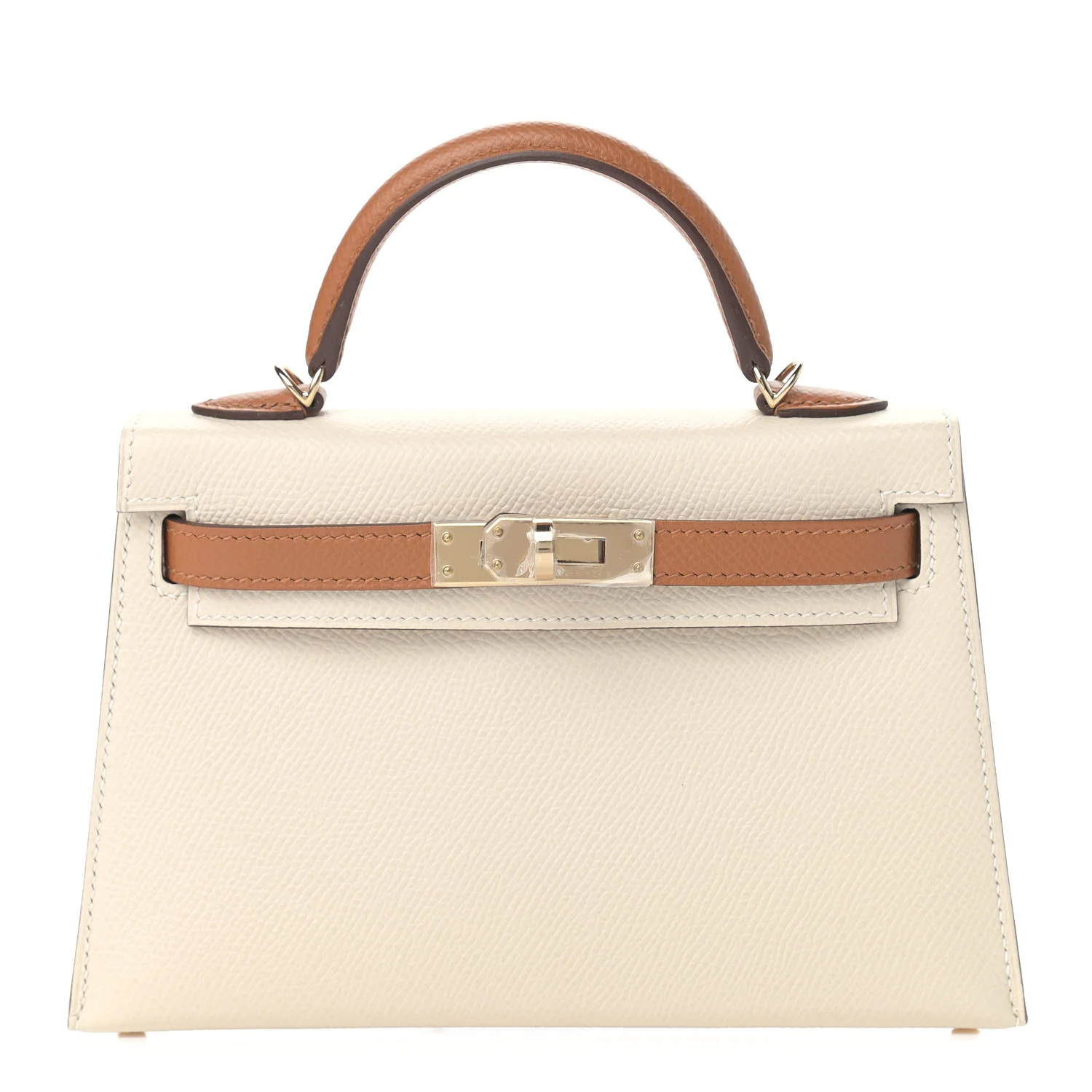 HERMES Epsom Mini Horseshoe Kelly Sellier 20 Craie Sesame | FASHIONPHILE (US)